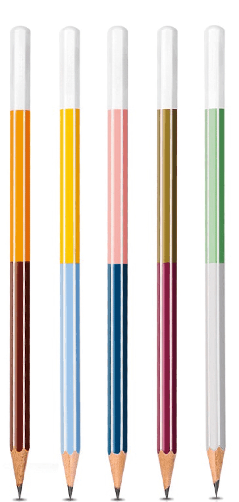 Hexagonal Stripe Stick Pen